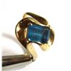 Image 2 : 14k YG Fancy Designer Tourmaline Ring