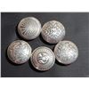 Image 1 : Sterling Silver Navajo Style Button Covers