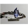 Image 1 : 10k WG Tanzanite and Diamond Ring