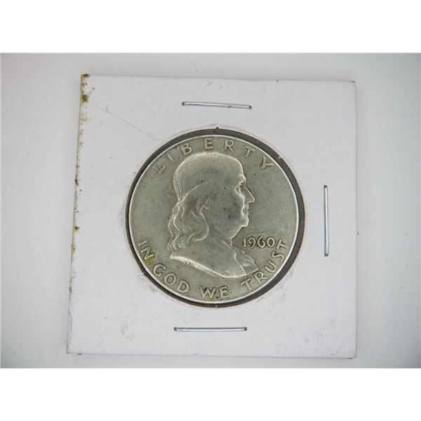 1960 d Franklin Half Dollar