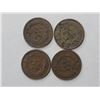 Image 2 : (4) Indian Head Cents