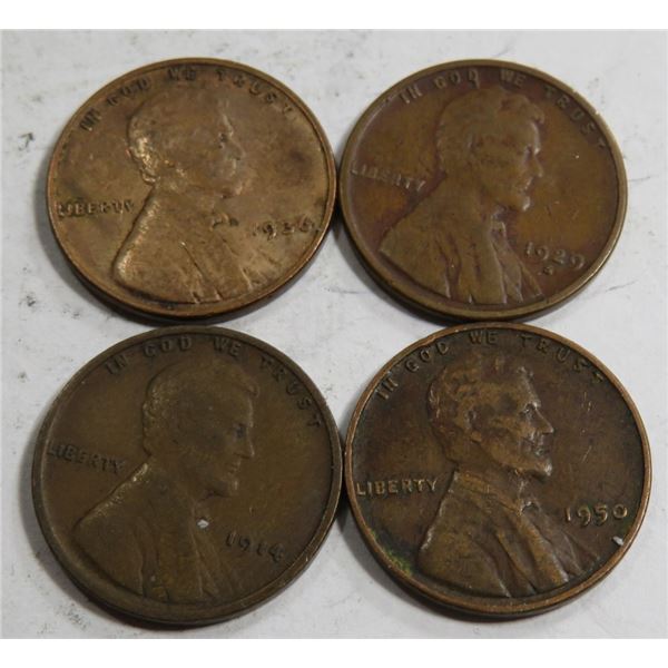 1929s-50-35-14 Lincoln Wheat Cents