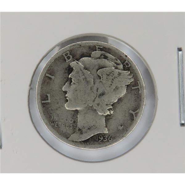 1936 Mercury Dime