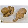 Image 1 : 2 LARGE MARTHA CAREY ELEPHANT SCULPTURES