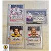 Image 1 : 4 AUTOGRAPHED GOALIE CARDS