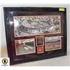 Image 1 : STADIUM /500 FRAMED ARTWORK WITH AUTHENTIC