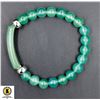 Image 1 : #103-NATURAL GREEN AVENTURINE BRACELET
