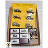 Image 1 : LOT OF NEW COLLECTORS CARS W/WOOD DISPLAY
