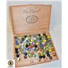 Image 1 : CIGAR BOX WITH OLD MARBLES