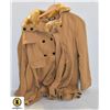 Image 1 : NEW LADIES BROWN COAT MADE BY FLEX SUPPLY