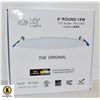 Image 1 : 8" ROUND 18 W SUPER THIN LED LOTUS LIGHT M# LB8R