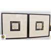 Image 1 : PAIR OF BLACK & WHITE SHOWHOME SHADOWBOX PICTURES