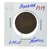 Image 1 : 10)  CANADIAN 1919 KING GEORGE V LARGE PENNY.