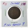 Image 1 : 11)  CANADIAN 1918 KING GEORGE V LARGE PENNY.