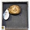 Image 1 : MENS MASONIC RING SIZE 11