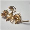 Image 1 : BZ1211-97 SILVER GOLD PLATED BROOCH
