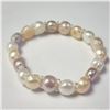 Image 1 : BZ1211-72  FRESH WATER PEARL FLEXIBLE BRACELET