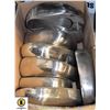 Image 1 : LOT OF 8 STAINLESS STEEL BED PANS
