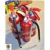 Image 1 : LOT OF 4 RECONDITIONED FIRE EXTINGUISHERS