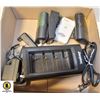 Image 1 : BOX WITH 7 BATTERY CHARGERS - AA, AAA, 9V,