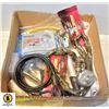 Image 1 : BOX OF BIKE ACCESSORIES AND LOCKS INCL.
