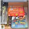 Image 1 : BOX WITH 4 TABLE GAMES INCL. DR. SEUSS