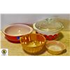 Image 1 : 4 PIECE PYREX, FIRE KING / ANCHOR HOCKING
