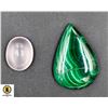 Image 1 : #183-NATURAL MALACHITE 41.5CT & ROSE QUARTZ 10.24C