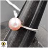 Image 1 : #408-FRESH WATER PEARL 9MM RING SIZE 6.75