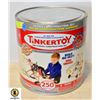 Image 1 : LARGE VINTAGE CONTAINER 250 PC. TINKER TOYS