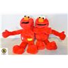 Image 1 : 2 LARGE TICKLE ME ELMO TALKS APPROX 20"