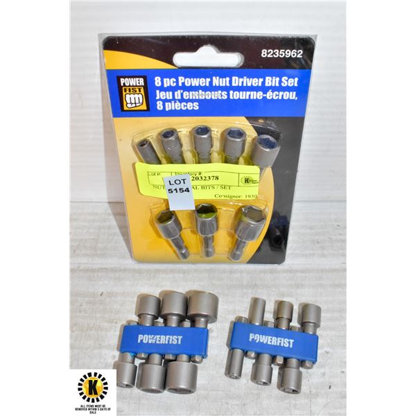 NUT REMOVAL BITS / SET