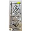 Image 1 : STAINED GLASS LARGE 8X20 WINDOW SUN CATCHER