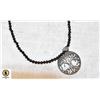 Image 1 : .925 SILVER TREE OF LIFE PENDANT WITH BLACK ONYX