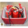Image 1 : LOT OF 4 RECONDITIONED FIRE EXTINGUISHERS