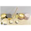 Image 1 : SMALL HOME LOT INCLUDING TWO CANDLES, AROMA DIFFUR