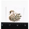 Image 1 : NEW RHINESTONE SWAN BROOCH