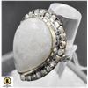 #390-NATURAL MOONSTONE RING SIZE 8