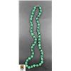 Image 1 : #143-GREEN MALACHITE NECKLACE 17"