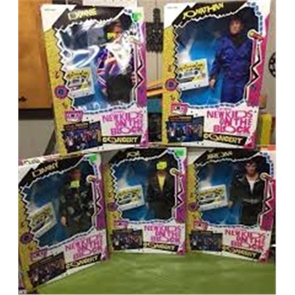 SET OF 5 NEW KIDS ON THE BLOCK FIGURES