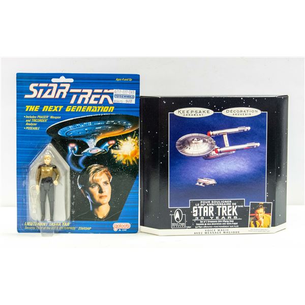 HALLMARK SET OF 2 STARTREK ORNAMENTS IN 1 BOX