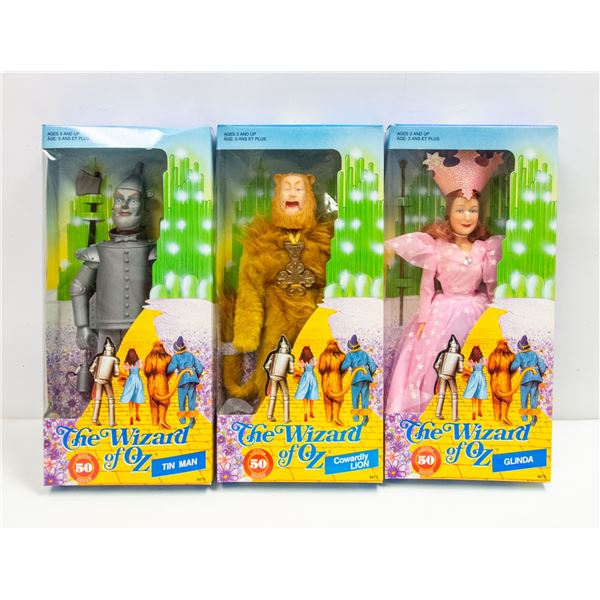 LOT OF 6 50TH ANNIVERSARY WIZARD OF OZ DOLLS