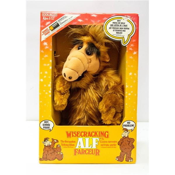 WISECRACKING ALF TALKIN ALEIN COLLECTIBLE TOY