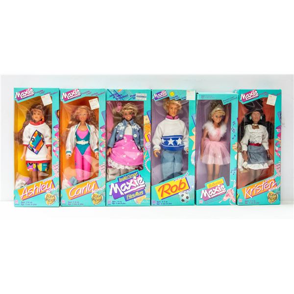 LOT OF 6 MAXIE COLLECTIBLE DOLLS