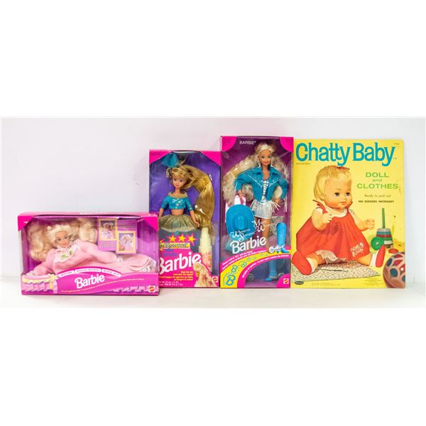 BOX OF BARBIE COLLECTOR DOLLS