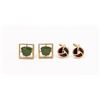 Image 1 : TWO SETS OF DECORATIVE CUFFLINKS WITH