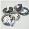 Image 2 : BZ1193-63 S/S PACK OF 5 MEDITATION RINGS