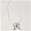 Image 2 : BZ1193-56 SILVER 18" NECKLACE