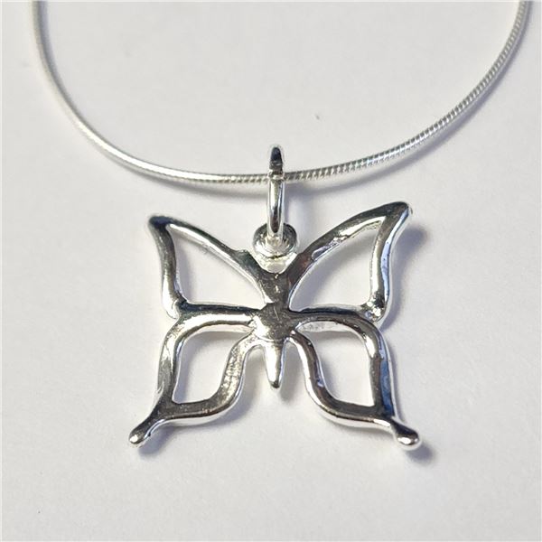 BZ1193-68 SILVER 18" NECKLACE