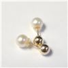 Image 1 : BZ1193-58 10K YELLOW GOLD FRESH WATER PEARL
